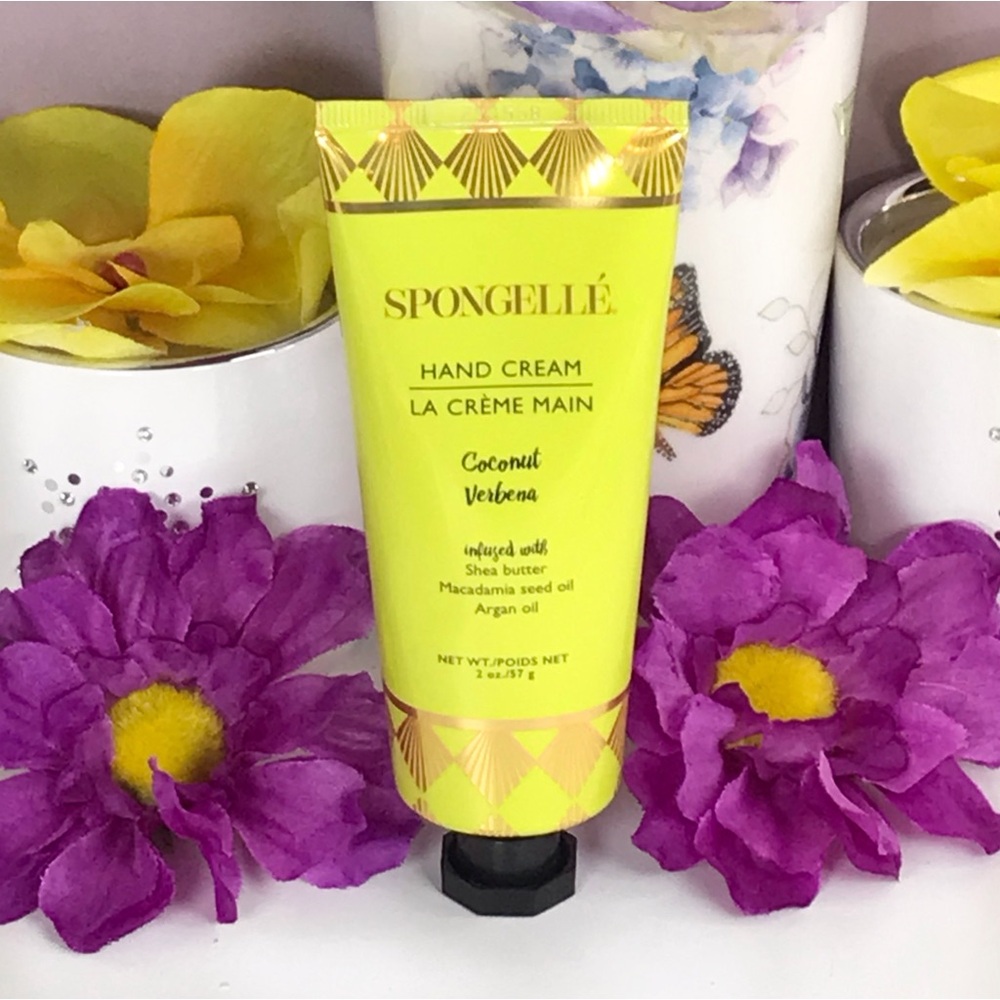 Spongelle Hand Cream In Coconut Verbena with Shea Butter 57g *BRAND NEW!